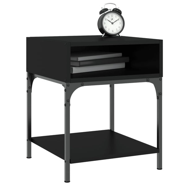 Nachttische 2er Set Schwarz 40x41x50cm