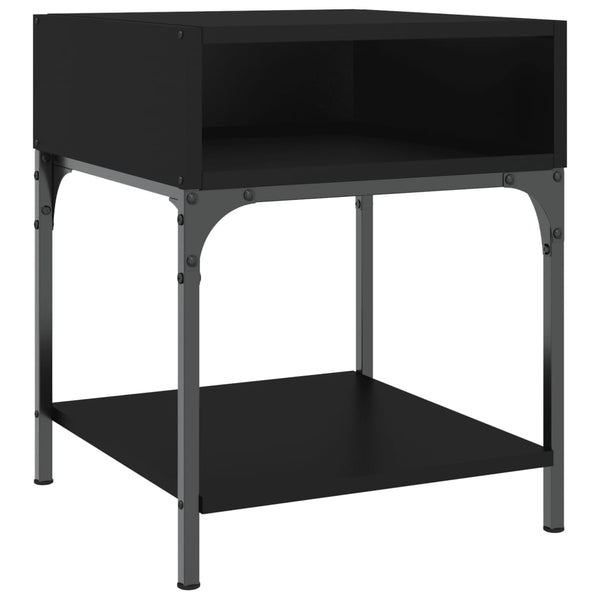 Nachttische 2er Set Schwarz 40x41x50cm
