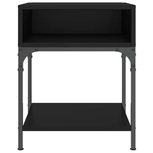 Nachttische 2er Set Schwarz 40x41x50cm