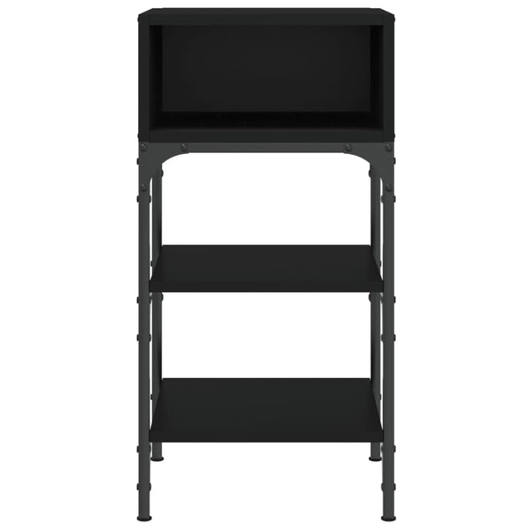 Nachttische Schwarz 2er-Set 35x34,5x70 cm