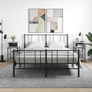 Nachttische Grau Sonoma 2er-Set