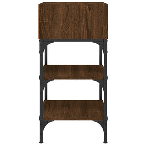 Nachttische 2er Set Eiche Braun 35x34,5x70cm