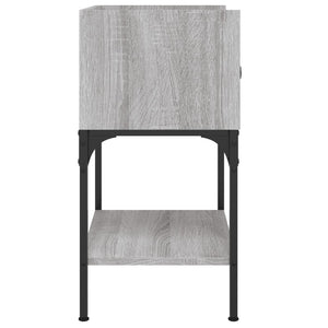 Grauer Nachttisch Sonoma-Eiche 40,5 cm