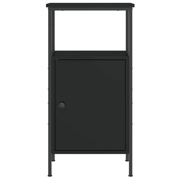 Nachttische 2er Set Schwarz 41x31x80 cm
