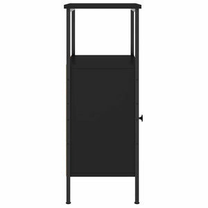 Nachttische 2er Set Schwarz 41x31x80 cm