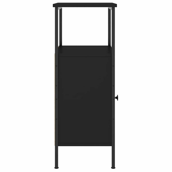 Nachttische 2er Set Schwarz 41x31x80 cm