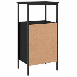 Nachttische 2er Set Schwarz 41x31x80 cm