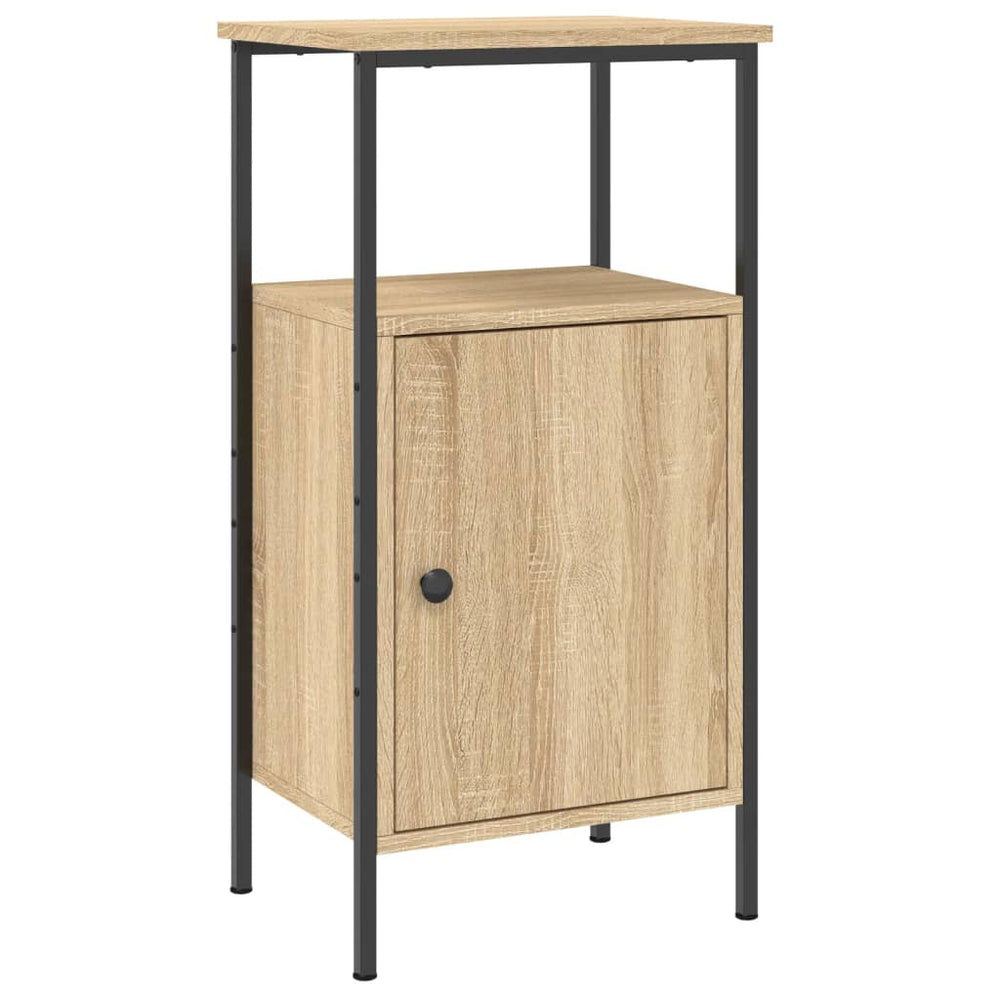 vidaXL Nightstand Sonoma Oak 41x31x80 cm Engineered Wood