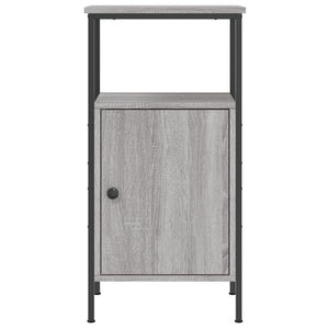 Grauer Nachttisch Sonoma-Eiche 41x31x80 cm