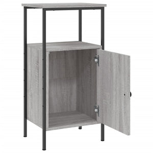 Grauer Nachttisch Sonoma-Eiche 41x31x80 cm