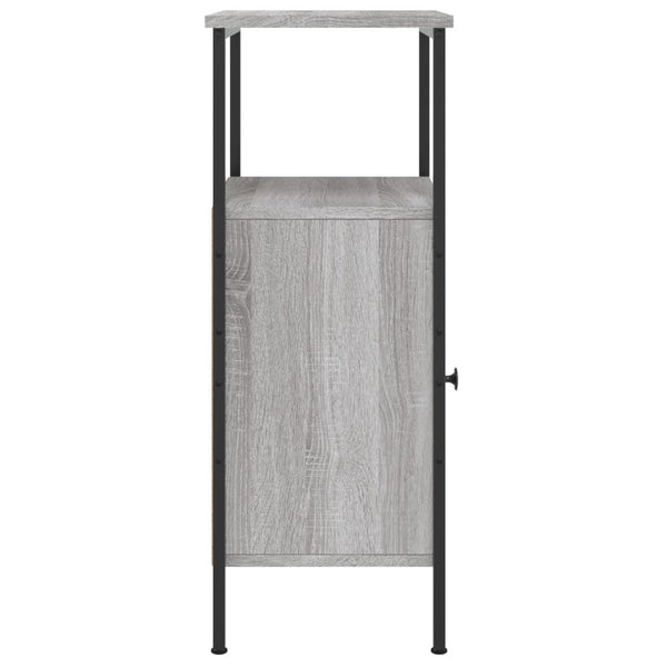 Grauer Nachttisch Sonoma-Eiche 41x31x80 cm