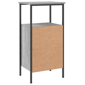 Grauer Nachttisch Sonoma-Eiche 41x31x80 cm