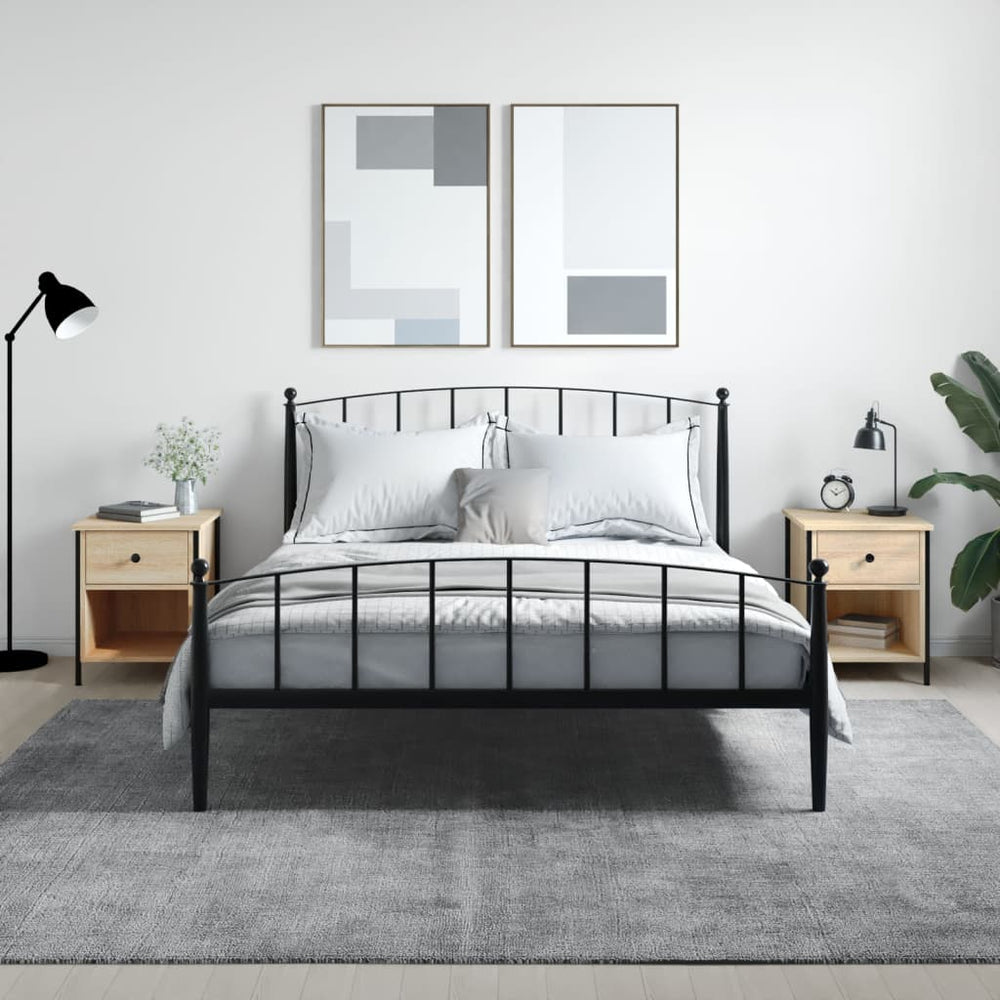 vidaXL Nightstands 2 pcs. Sonoma Oak 40x42x50 cm Engineered Wood