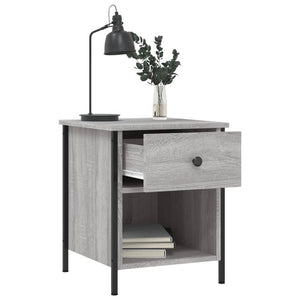 Nachttische 2er Set Grau Sonoma