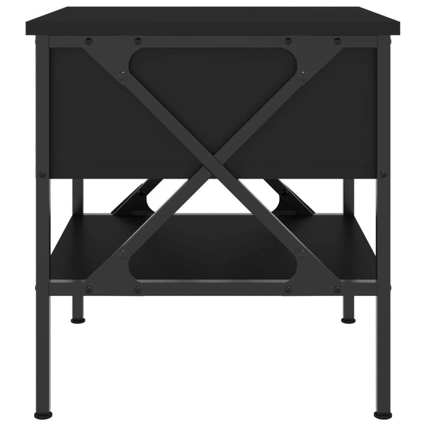 Schwarzer Nachttisch 40x42x45 cm