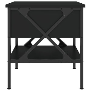 Nachttische 2er Set, Schwarz 40x45 cm
