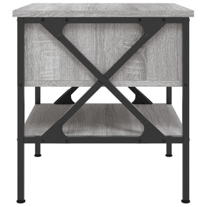 Grauer Nachttisch Sonoma-Eiche 40x42x45 cm