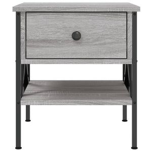 Nachttische 2er Set Grau Sonoma