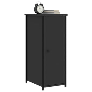 Schwarze Nachttische 2er Set, 32x42x80 cm