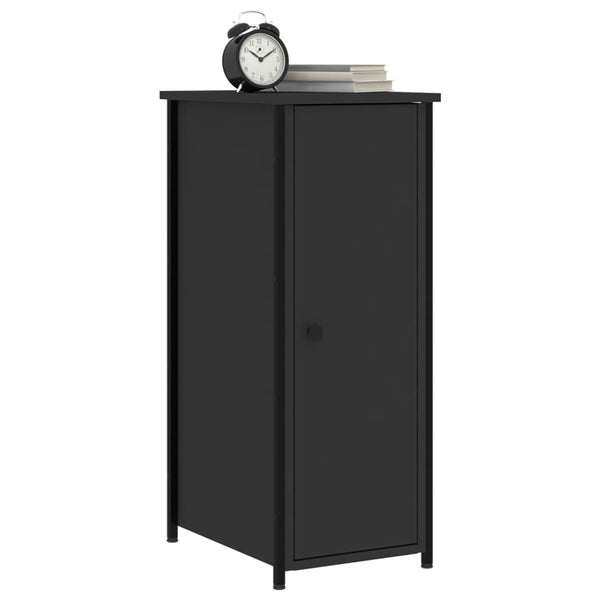 Schwarze Nachttische 2er Set, 32x42x80 cm