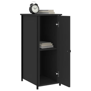 Schwarze Nachttische 2er Set, 32x42x80 cm