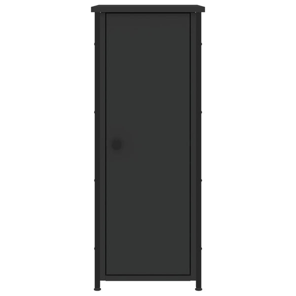 Schwarze Nachttische 2er Set, 32x42x80 cm