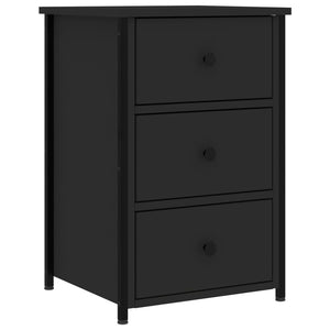 Nachttische 2er Set Schwarz 40x60 cm