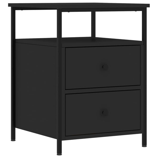 Nachttische 2er Set Schwarz