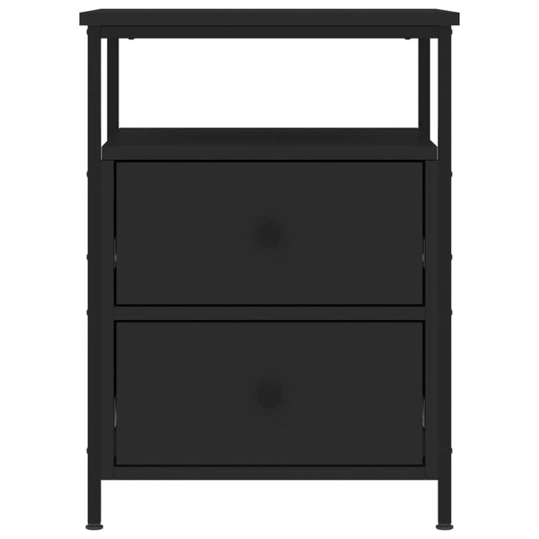 Nachttische 2er Set Schwarz