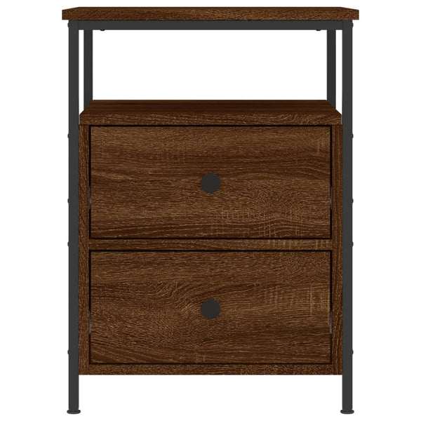 Nachttisch Braun Eichen-Optik 44x45x60 cm