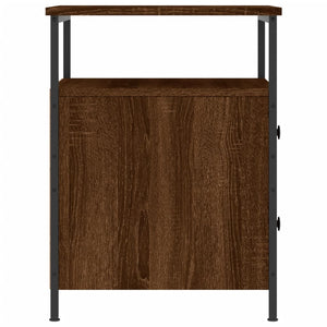 Nachttische 2er Set Braun Eiche 44x45x60 cm