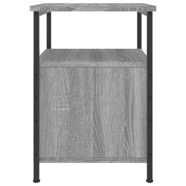 Nachttisch Grau Sonoma-Eiche 34x35,5x50 cm