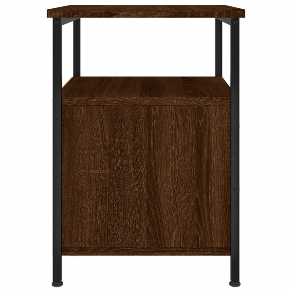 Nachttisch Braun Eichenoptik 34x35,5x50 cm