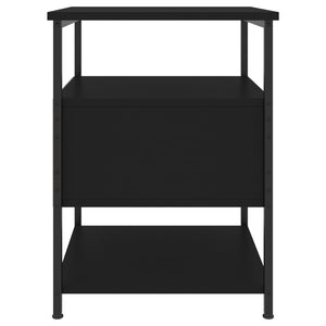 Schwarzer Nachttisch 40x42x56 cm