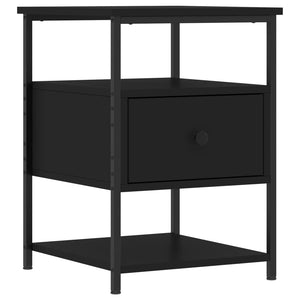 Nachttische Schwarz 40x42x56cm, 2er-Set