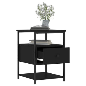 Nachttische Schwarz 40x42x56cm, 2er-Set