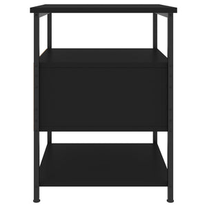Nachttische Schwarz 40x42x56cm, 2er-Set