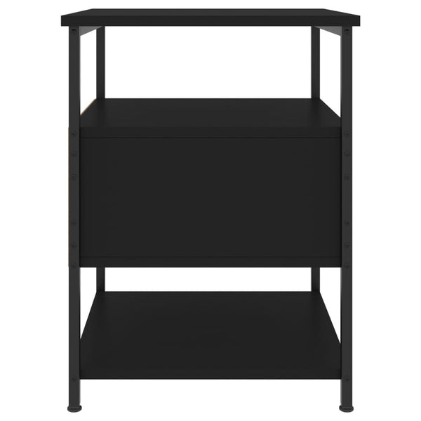 Nachttische Schwarz 40x42x56cm, 2er-Set