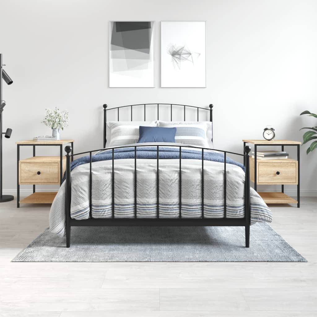 Nachttische Sonoma-Eiche, 2er-Set