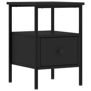 Nachttische 2er Set Schwarz 34x36x50cm