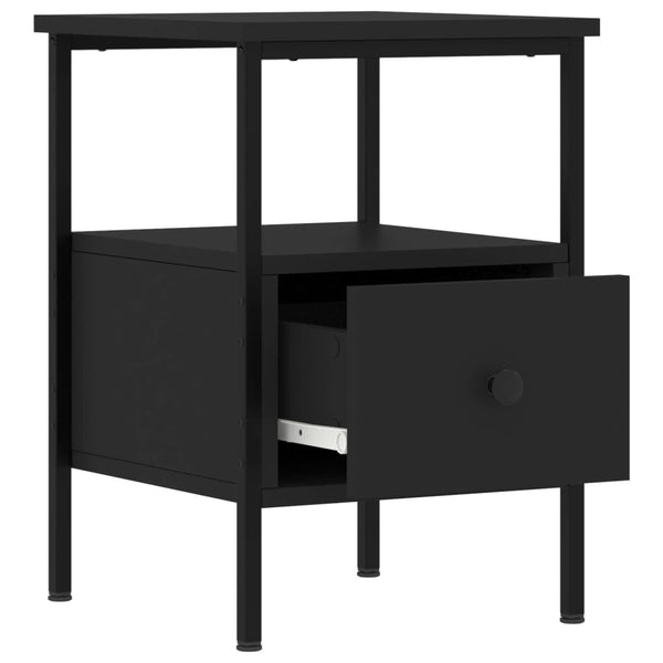 Nachttische 2er Set Schwarz 34x36x50cm