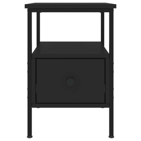 Nachttische 2er Set Schwarz 34x36x50cm