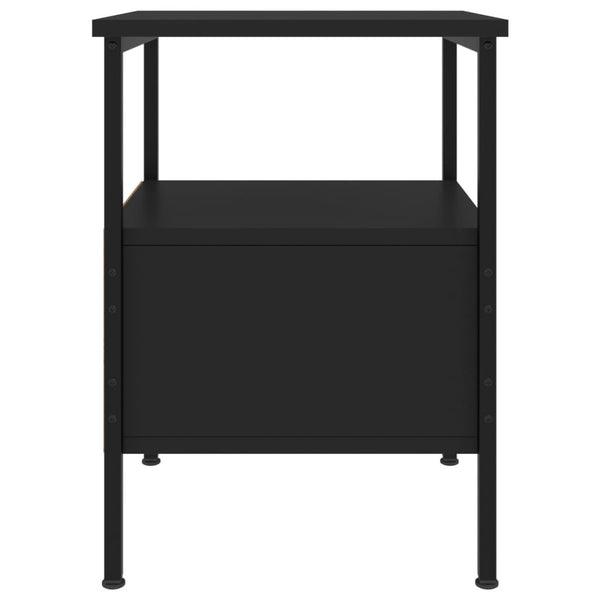 Nachttische 2er Set Schwarz 34x36x50cm