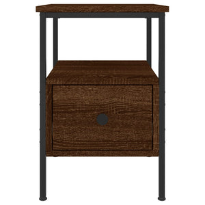 Nachttisch Braun Eichen-Optik 34x36x50 cm Holzwerkstoff