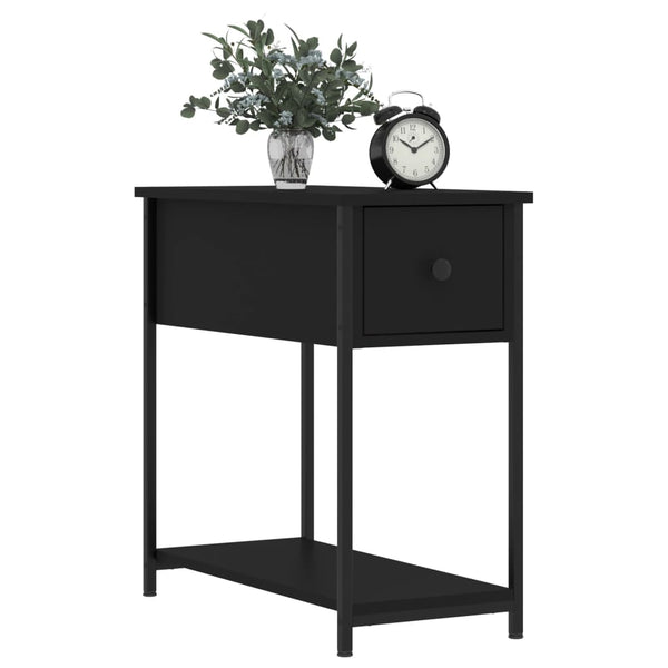 Nachttische Schwarz Holz 30x60x60 cm, 2er-Set