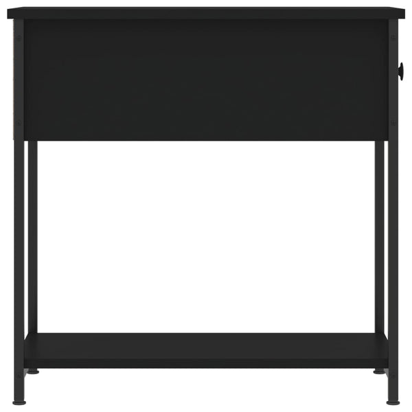 Nachttische Schwarz Holz 30x60x60 cm, 2er-Set