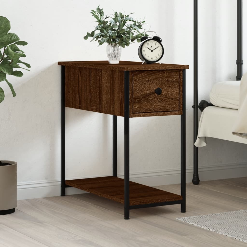 Nachttisch Braun Eichenoptik 60 cm