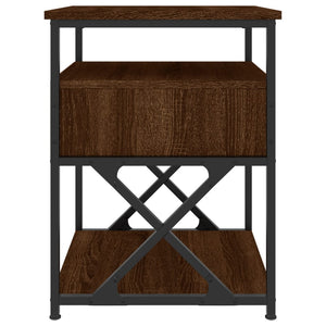 Nachttisch Braun Eichenoptik 40x42x55 cm