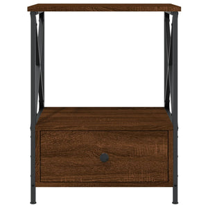 Nachttisch Braun Eichen-Optik 50x41x65 cm