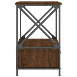 Nachttisch Braun Eichen-Optik 50x41x65 cm